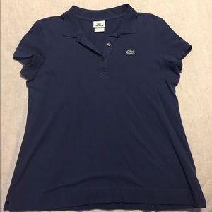 Lacoste navy polo classic fit size 44