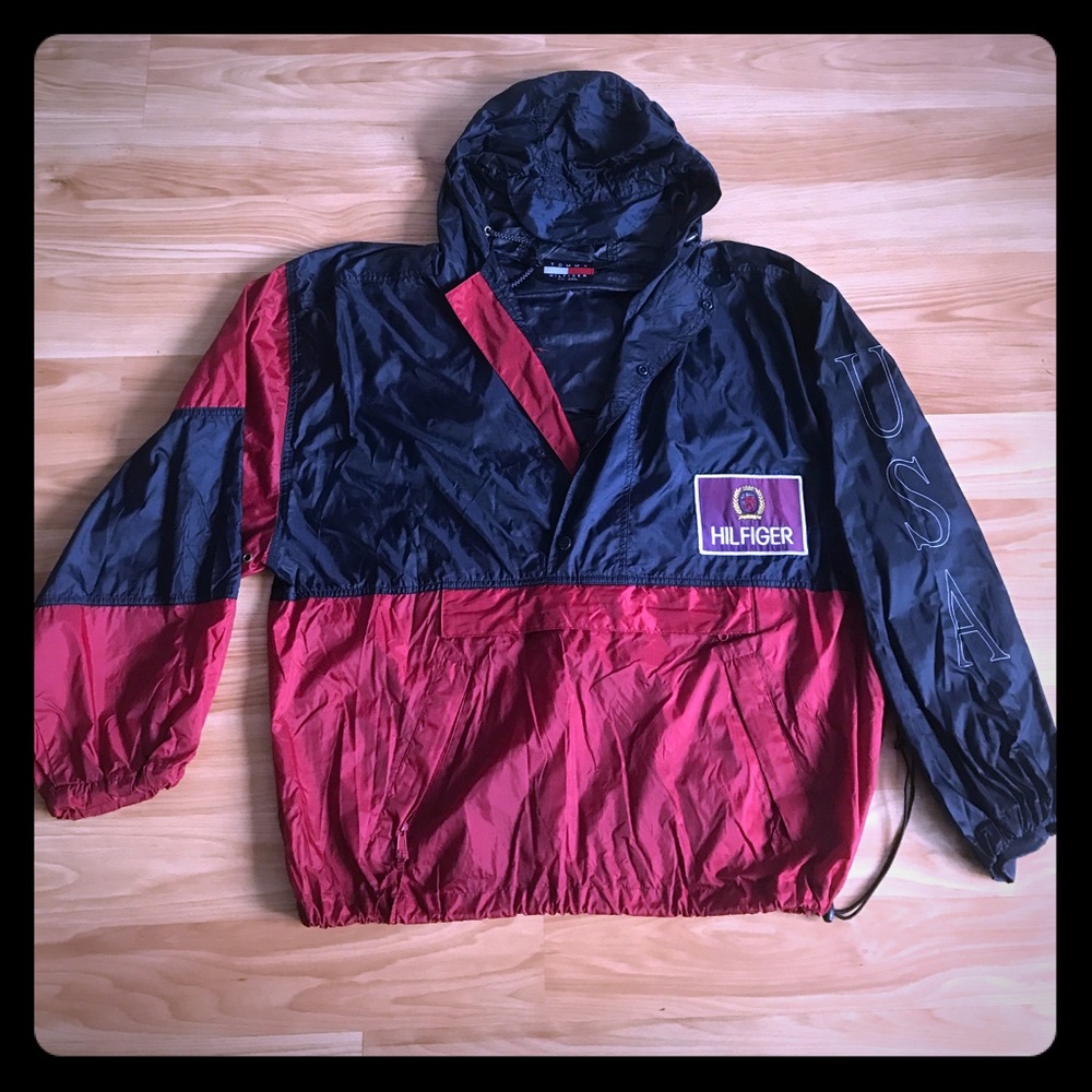 Vintage Tommy Hilfiger Track/Rain jacket