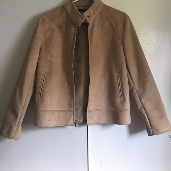 Suede tan jacket - Picture 1 of 4