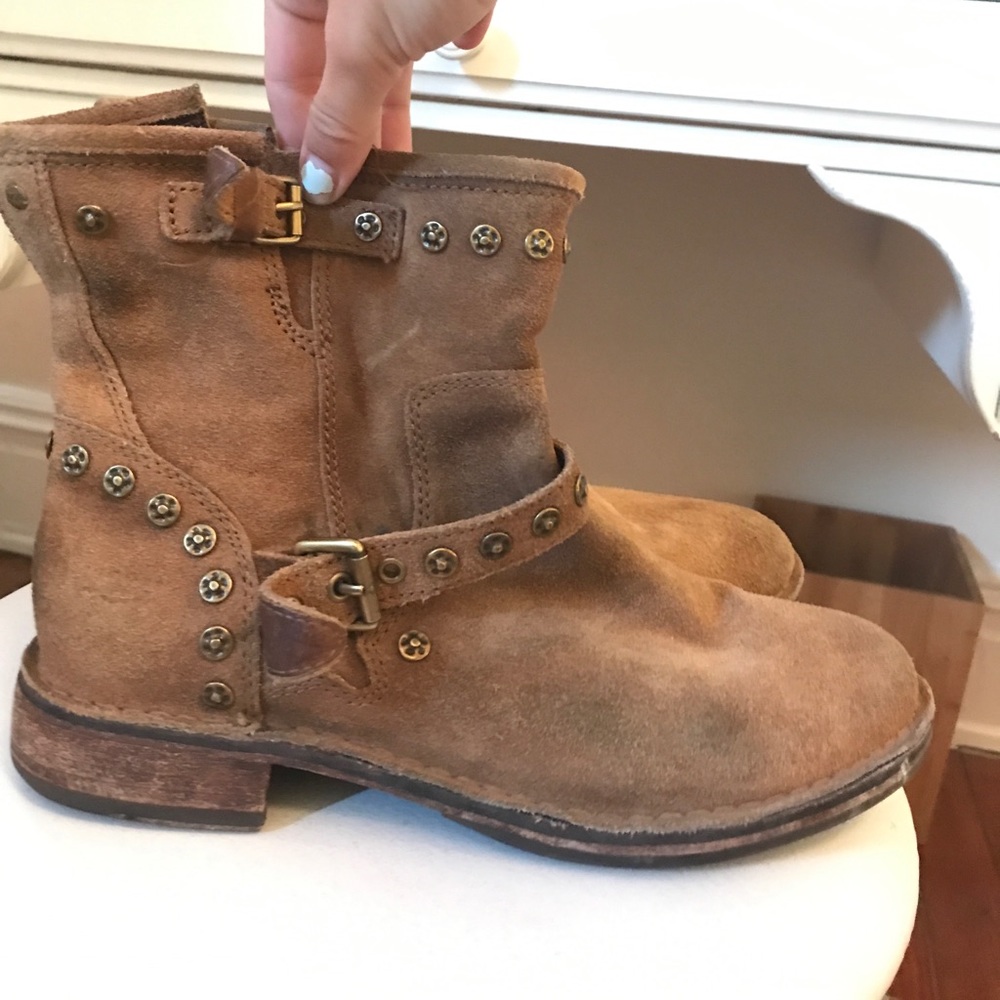 Ugg short boots with studs