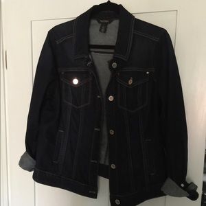 White House Black Market Denim / Jean Jacket 14