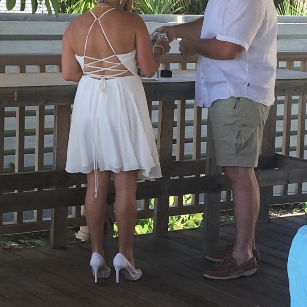 Informal wedding dress