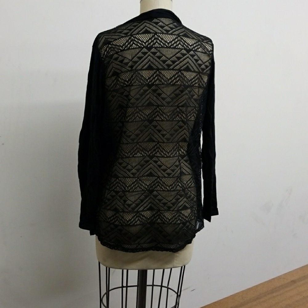 Black cardigan