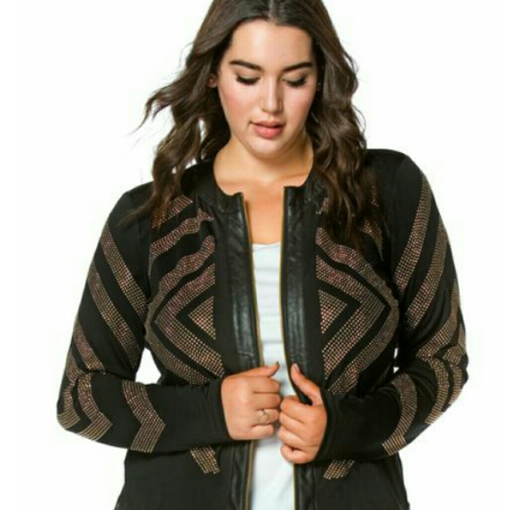 FINAL PRICE! BLACK BEDAZZLE BLAZER