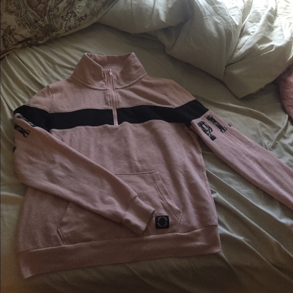 VS pink zip up jacket
