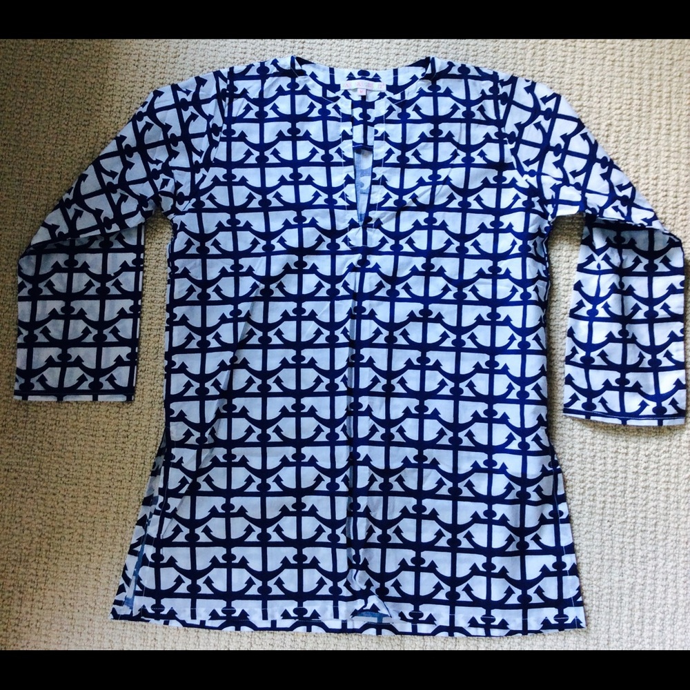 Size M Barbara Gerwit Anchor Tunic/Cover-up