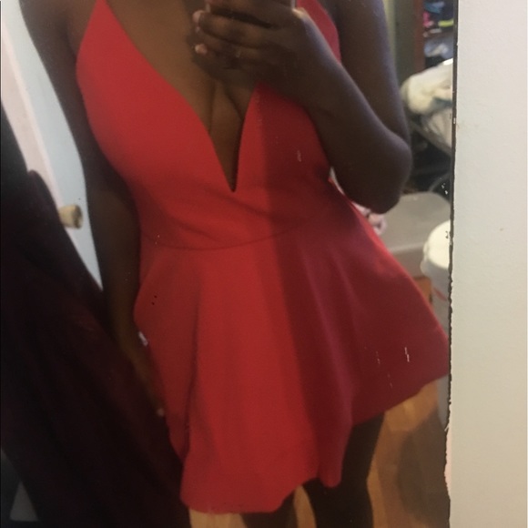 Summer Vcut Sleeveless Hot Pink  Romper - Picture 5 of 8