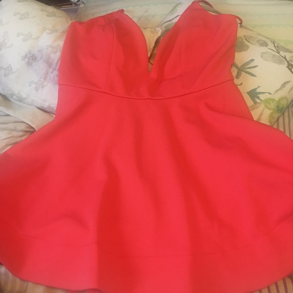 Summer Vcut Sleeveless Hot Pink  Romper - Picture 6 of 8