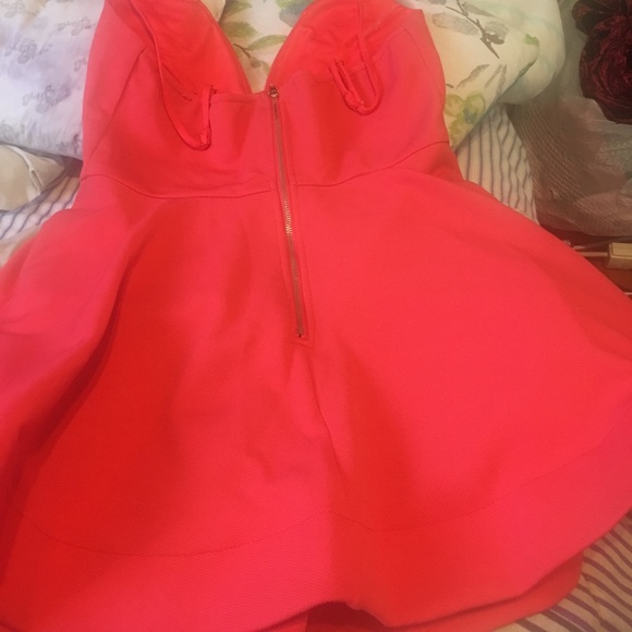 Summer Vcut Sleeveless Hot Pink  Romper - Picture 8 of 8