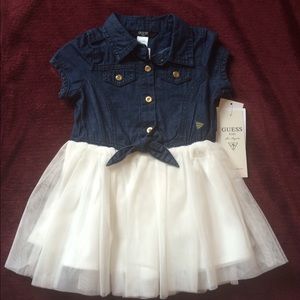 Guess yellow kids chiffon dress Guess yellow kids chiffon dress