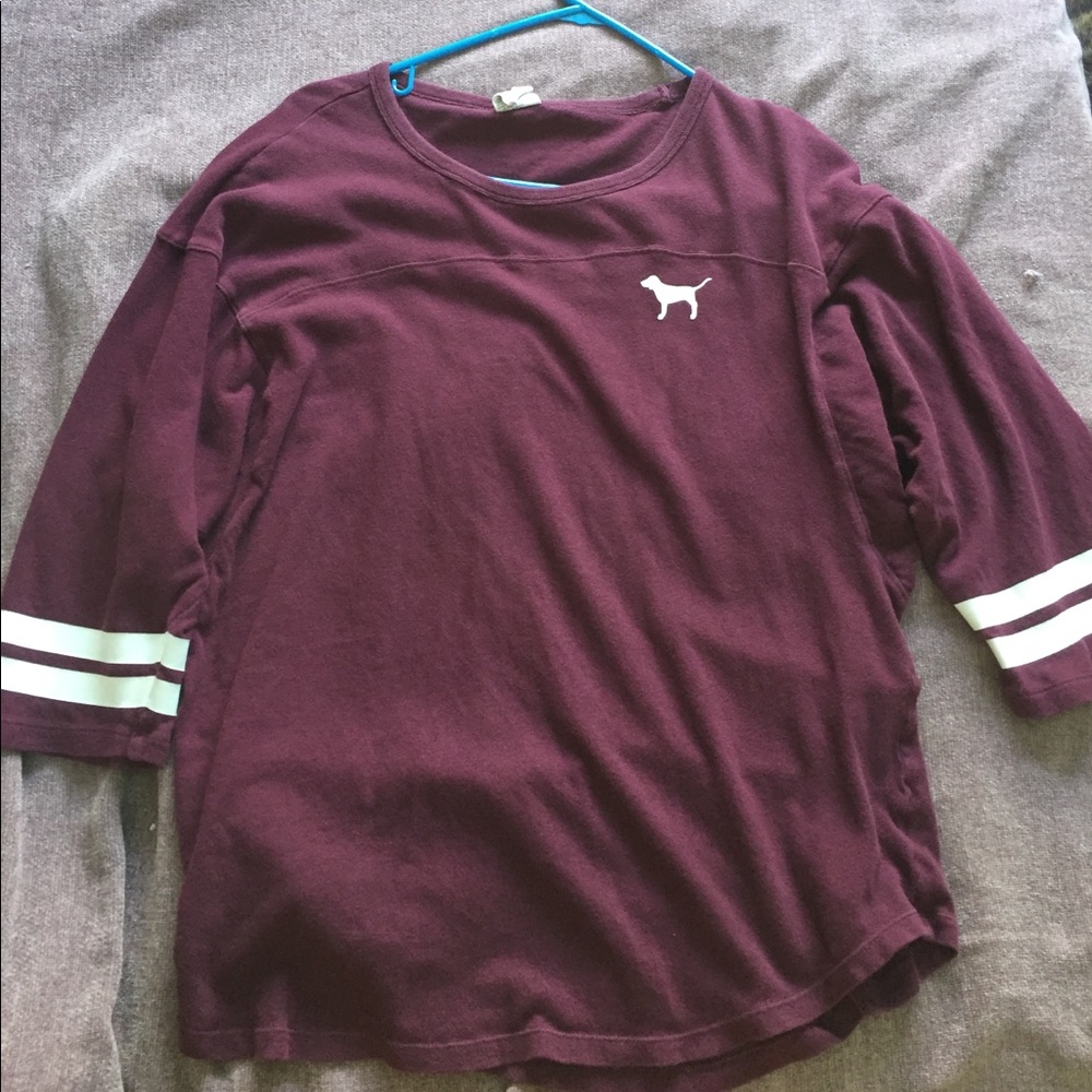 PINK quarter sleeve shirt