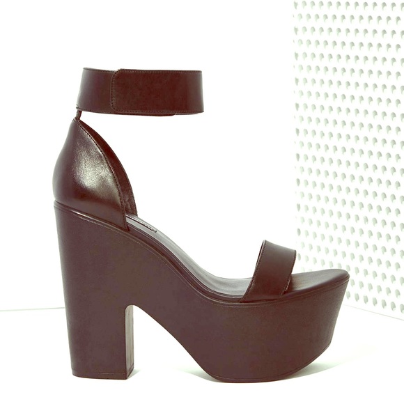 Windsor Smith Leather Platform Sandals - Picture 4 of 5