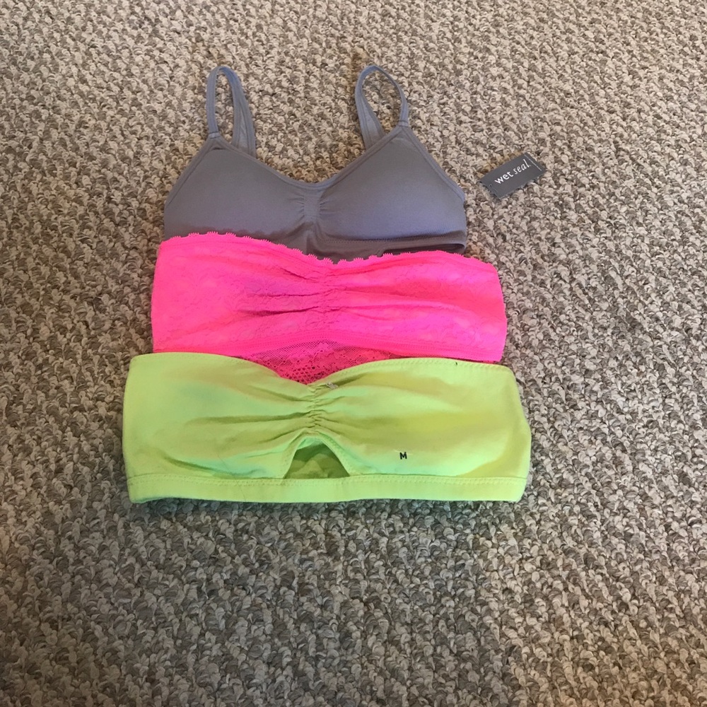 3 Bralette bundle NWT