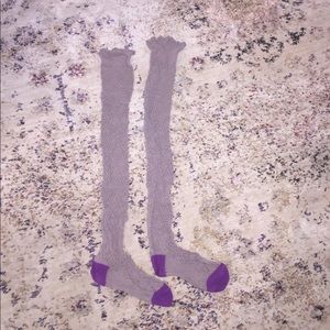 Like new Free People thigh-high socks