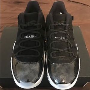 Metalic silver Jordan 11s