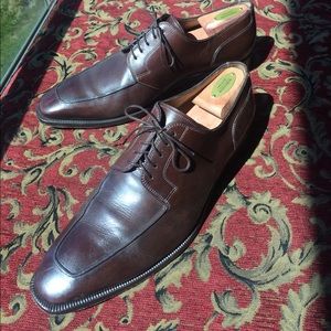 Santoni Apron Toe Durby