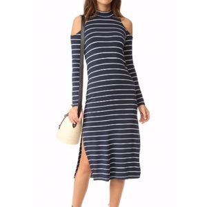 Splendid | Dune Stripe Cold Shoulder Dress