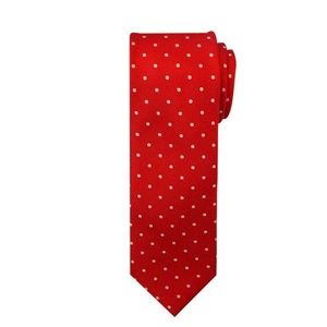 Red and White Polka Dot Tie