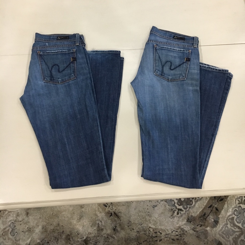 2 Pairs of Citizens of Humanity Jeans, SZ 27
