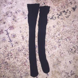 Free People thigh-high socks