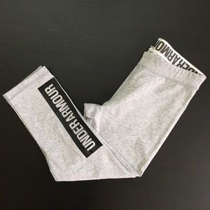 Under Armour Crop Heather Gray XS
