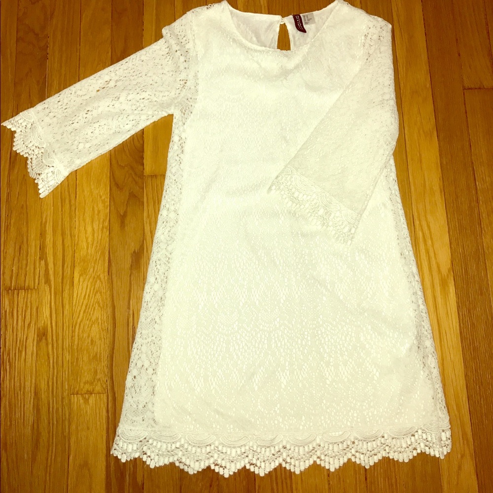 White lace H&M XS mini dress