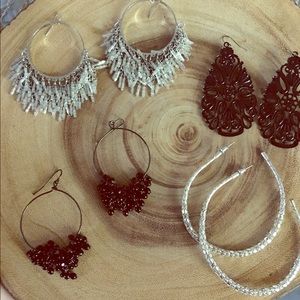 4 pair of Earrings