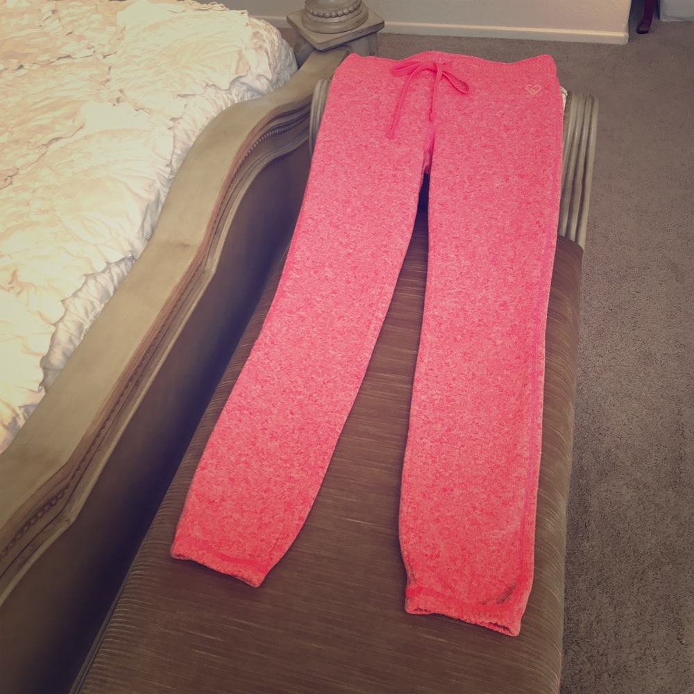 Comfy pink sweat pants