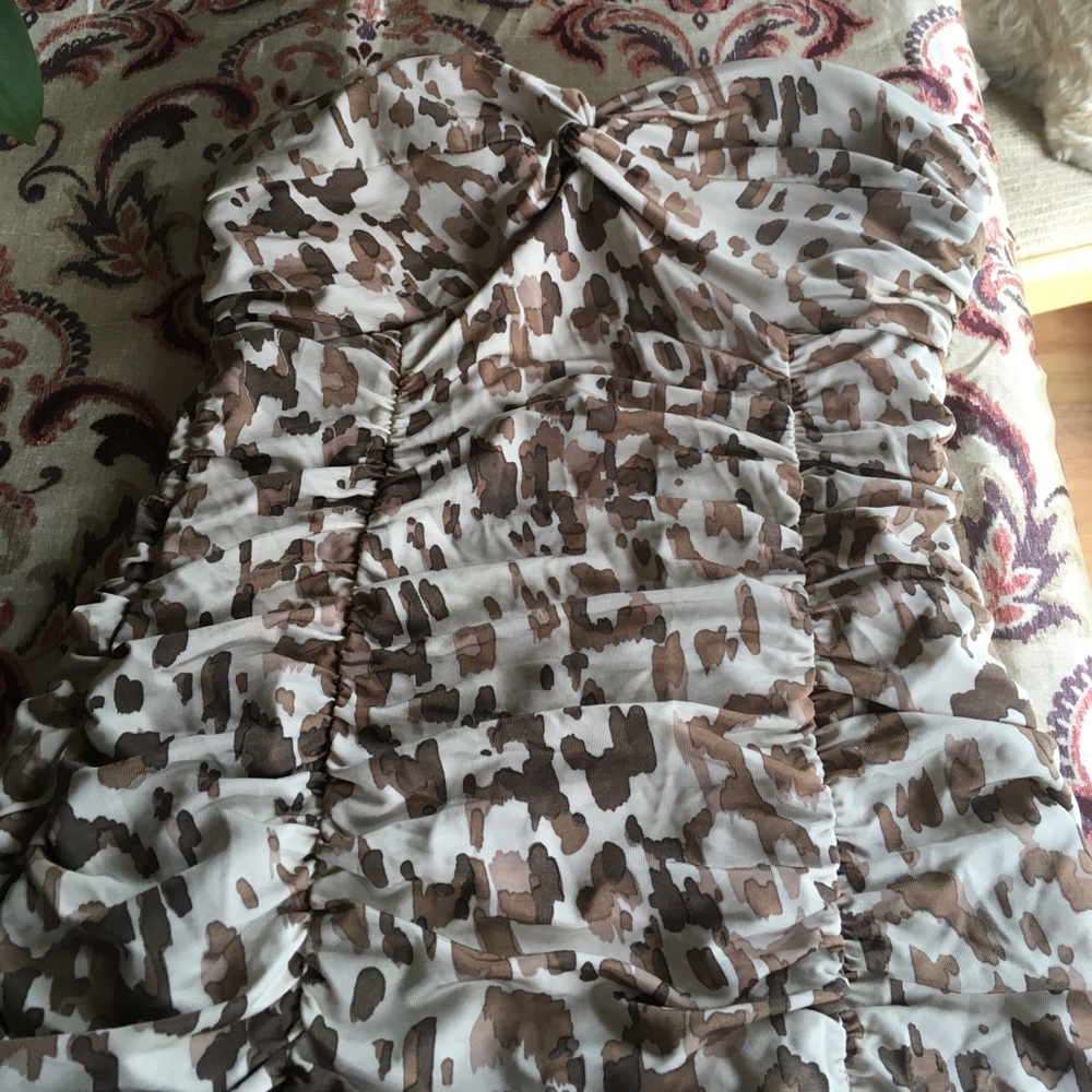 Cute dress strapless dress 👗