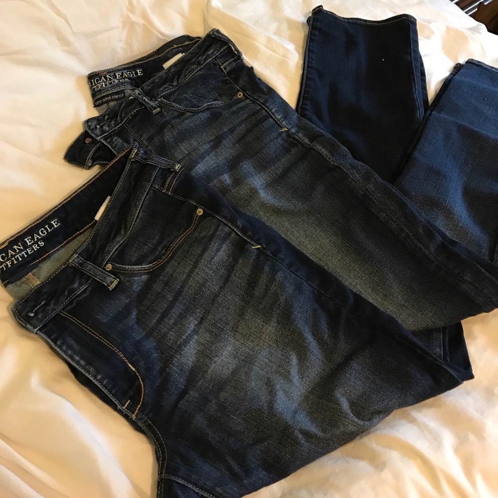 American Eagle Outfitters set of two skinny jeans!