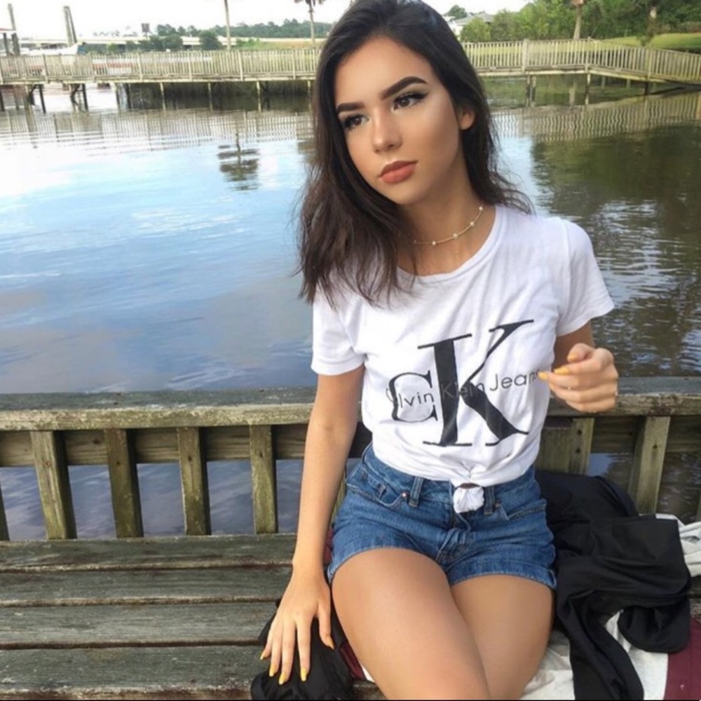 calvin klein original white t-shirt 🌹