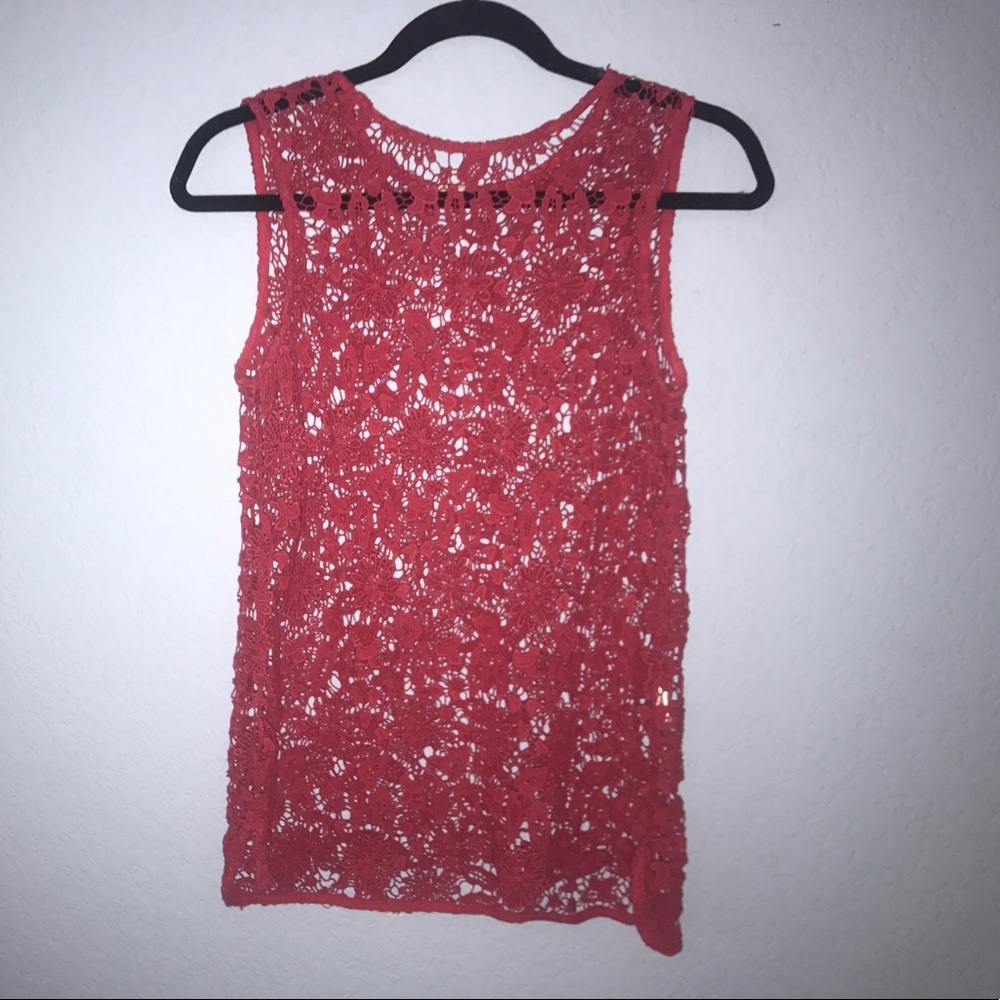 Altr'd State Lace Cover Top