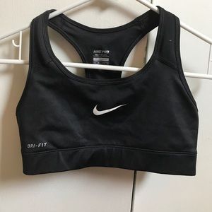 Nike black Dri-fit sports bra