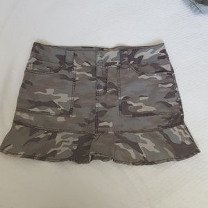 Maurices camo skirt
