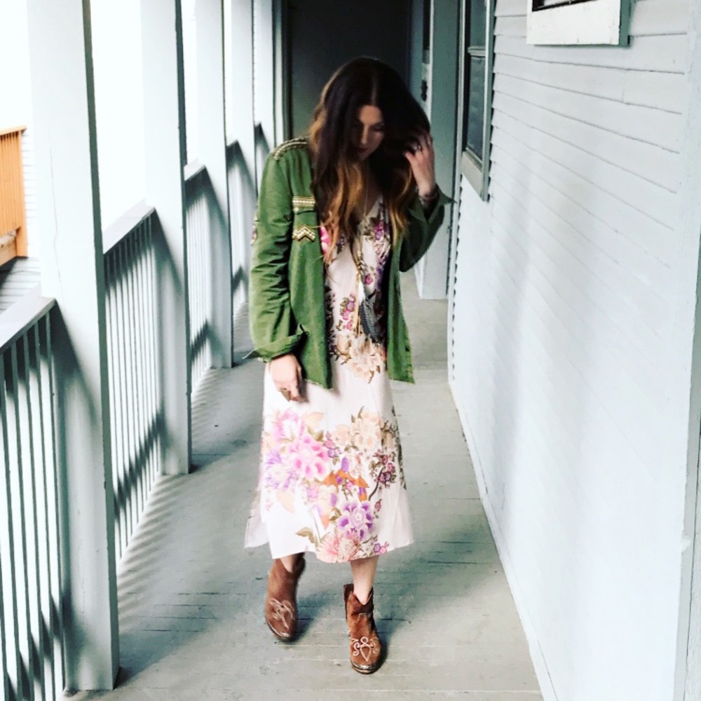 💖SOLD💖  Spell Blue Skies Slip Dress size S - Picture 4 of 4