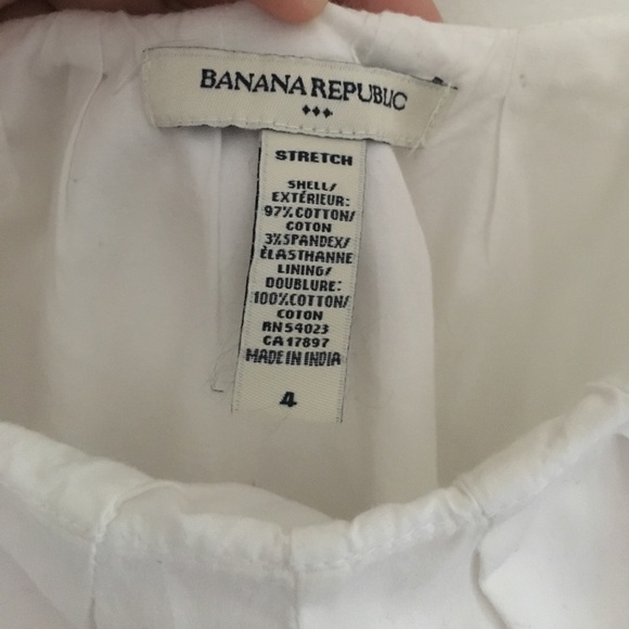 White cap shoulder stretch dress - Picture 2 of 3