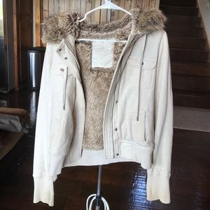 American Eagle fur coat
