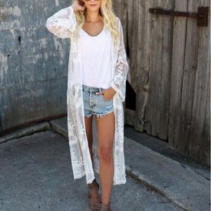 Sadie and Sage lace duster