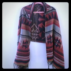 Aztec Pancho with Hood