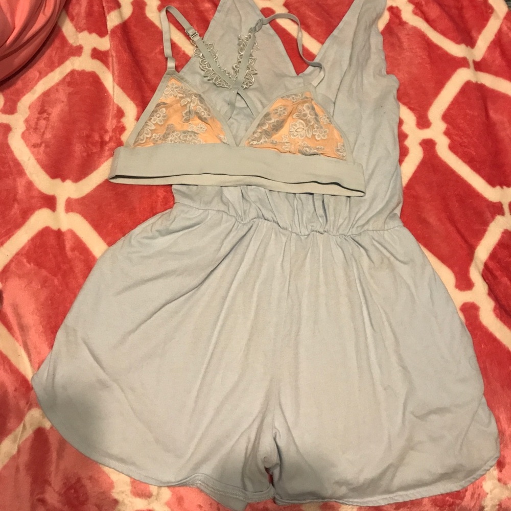 VS PINK, ROMPER WITH MATCHING BRALETTE
