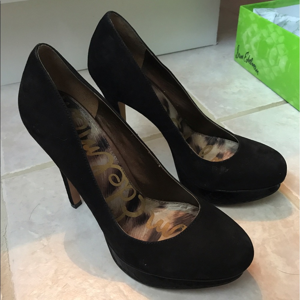 Sam Edelman Ulysses Black Suede Size 8