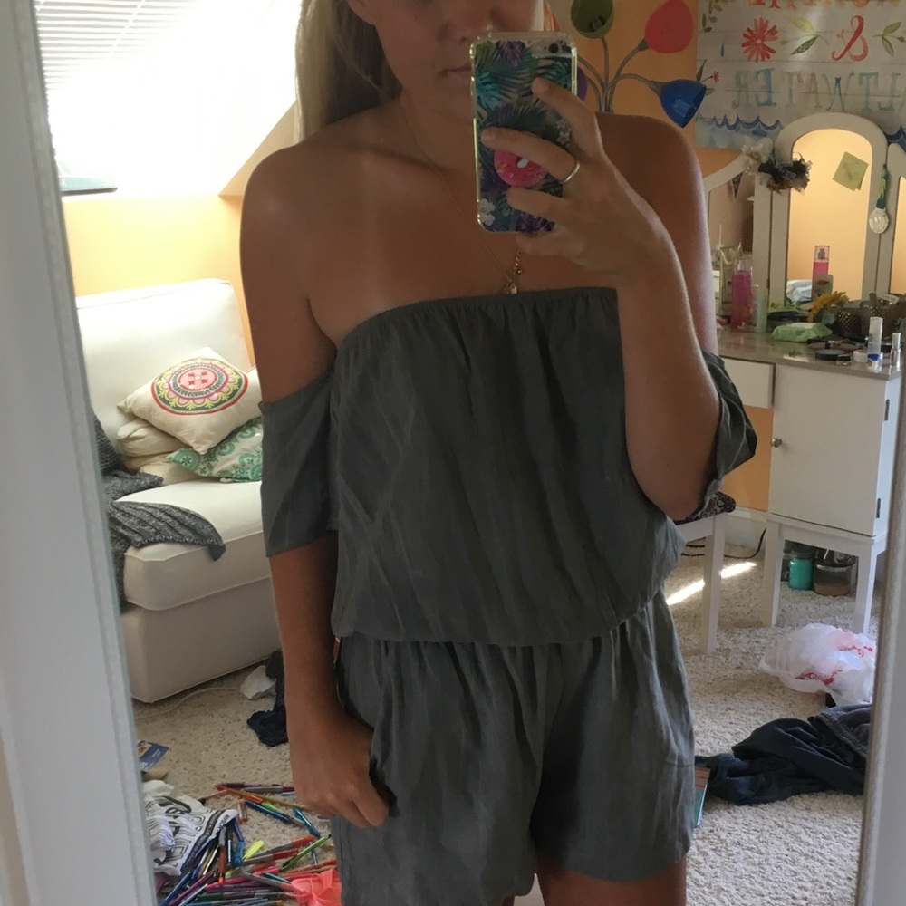 Off the shoulder romper