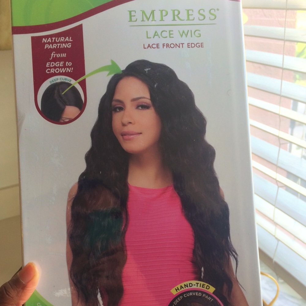 Loose wave synthetic lace front wig
