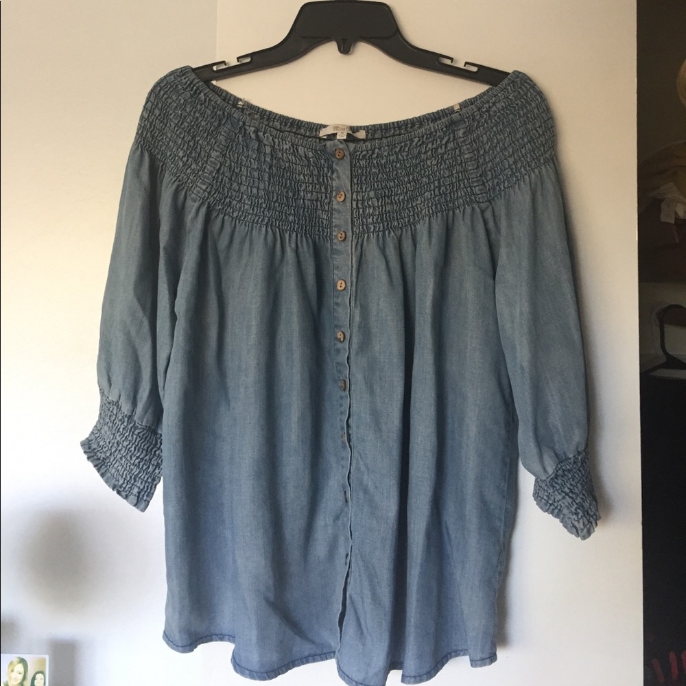 Miss me off shoulder top