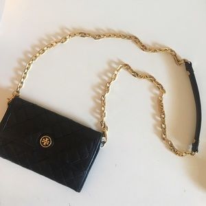 ‼️SALE FOR 1 HR‼️TB Quilted Leather Chain Wallet