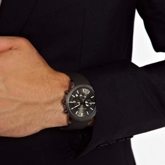 Michael Kors scout automatic unisex black watch - Picture 6 of 6