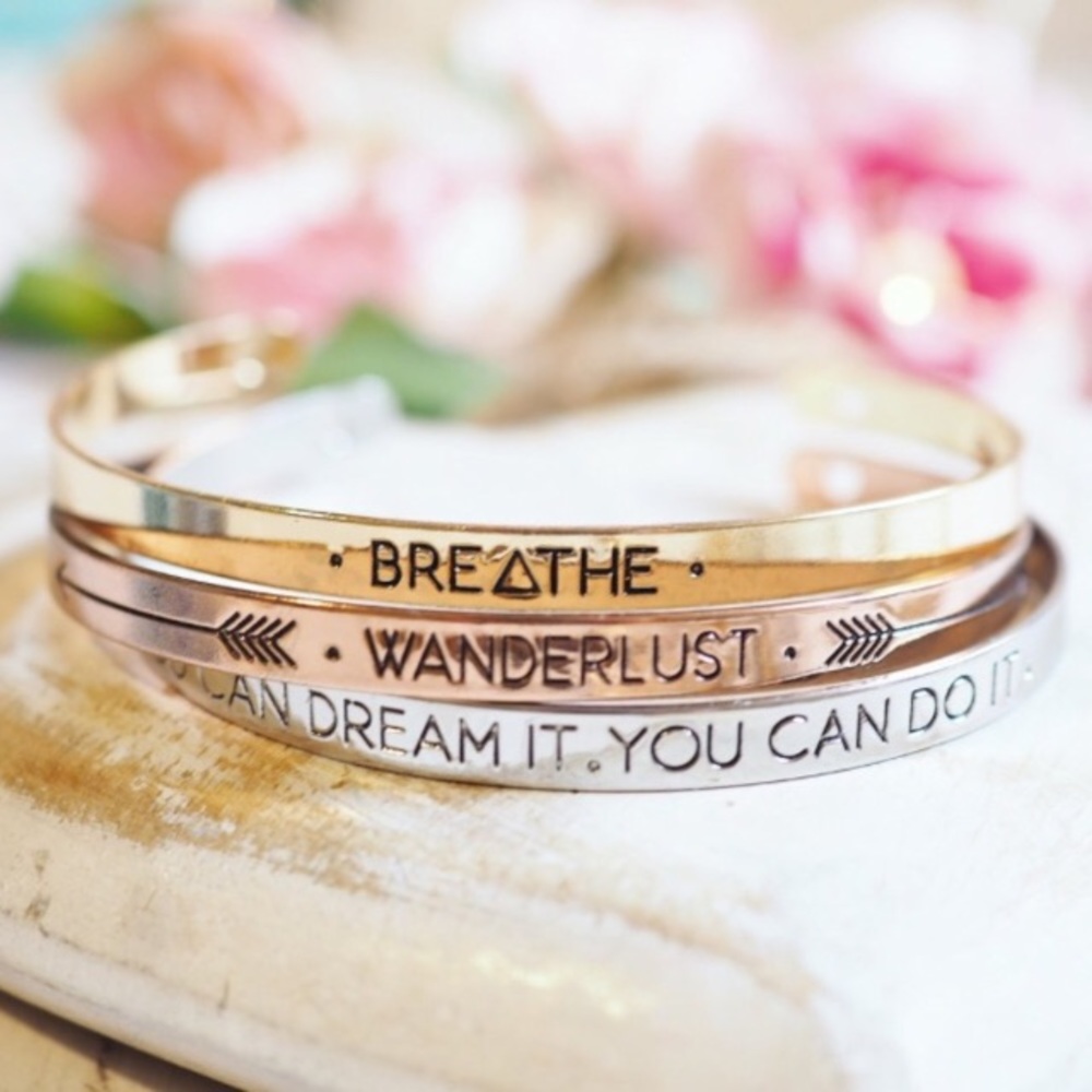 Inspirational Quote Bracelets 💫