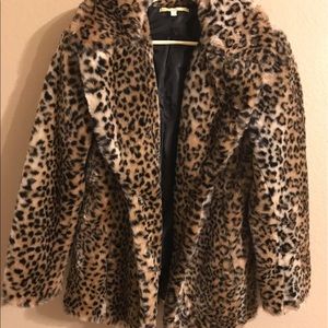 Vintage Cheetah Faux Fur Coat