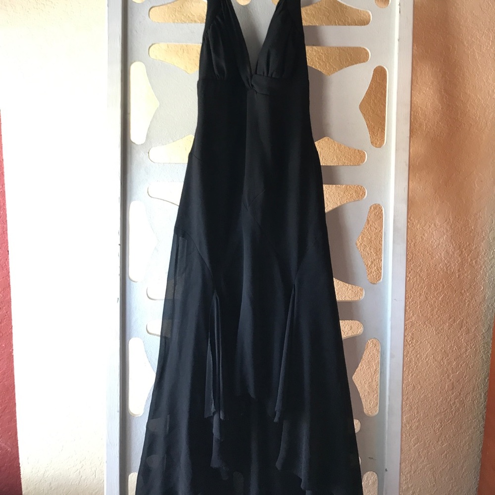 Nicole Miller Collection High Low Silk Dress