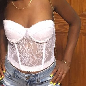 White nasty girl top